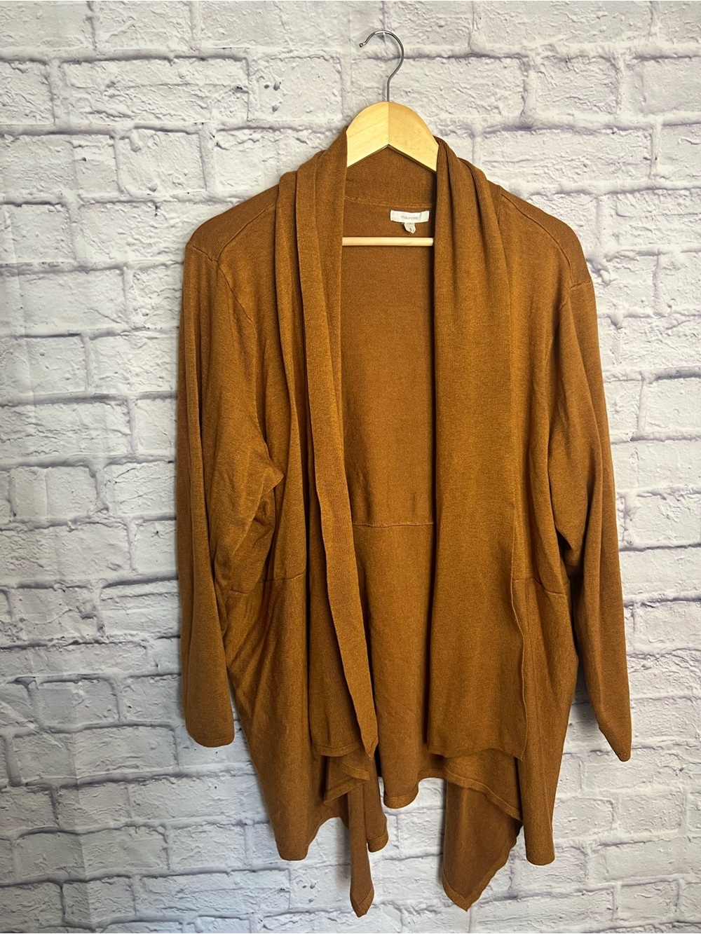 Maurices Dark Pumpkin Open Front Cardigan – Plus Size 3 (3X)